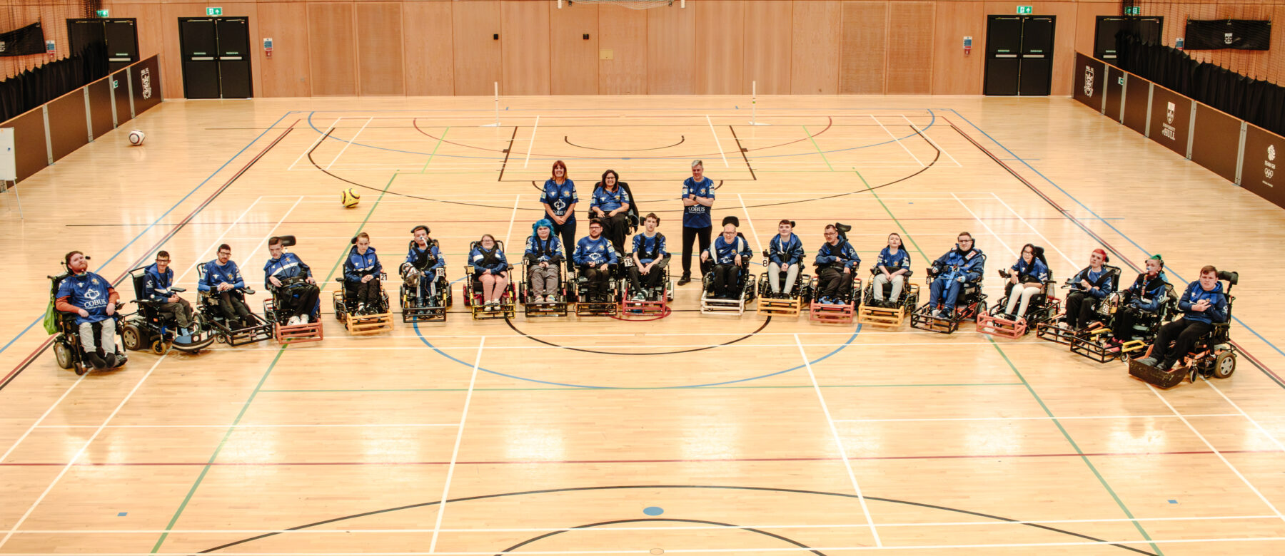 JSR Farms supporting Electric Eels Powerchair Football Club 