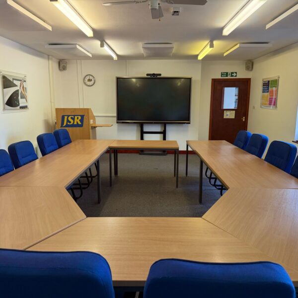 Rymer room with conference facilities at JSR Visitors Centre available for hire